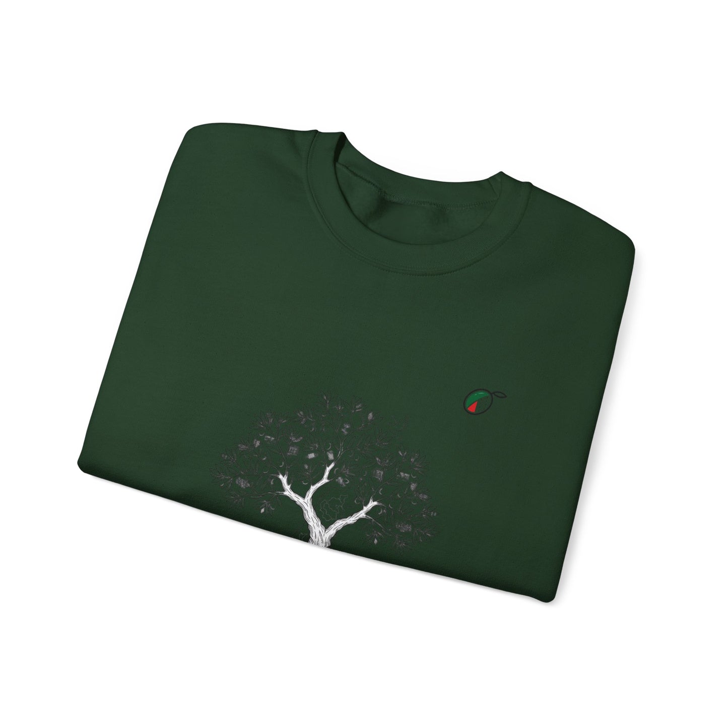 Tree of Life Crewneck Sweatshirt — Minimal Botanical Graphic, Nature Lover Pullover
