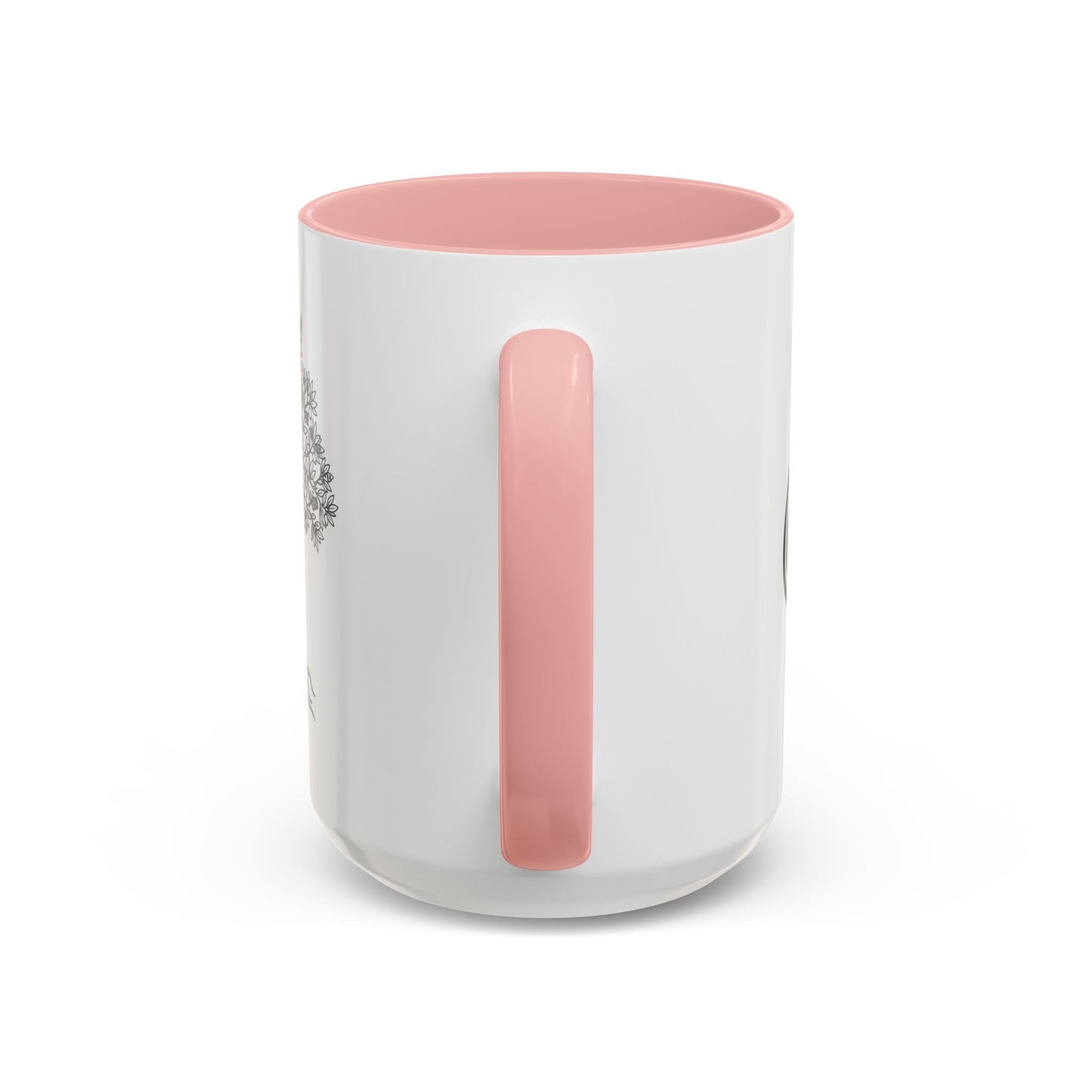 Tree of Life Accent Coffee Mug – Black Handle 11/15oz