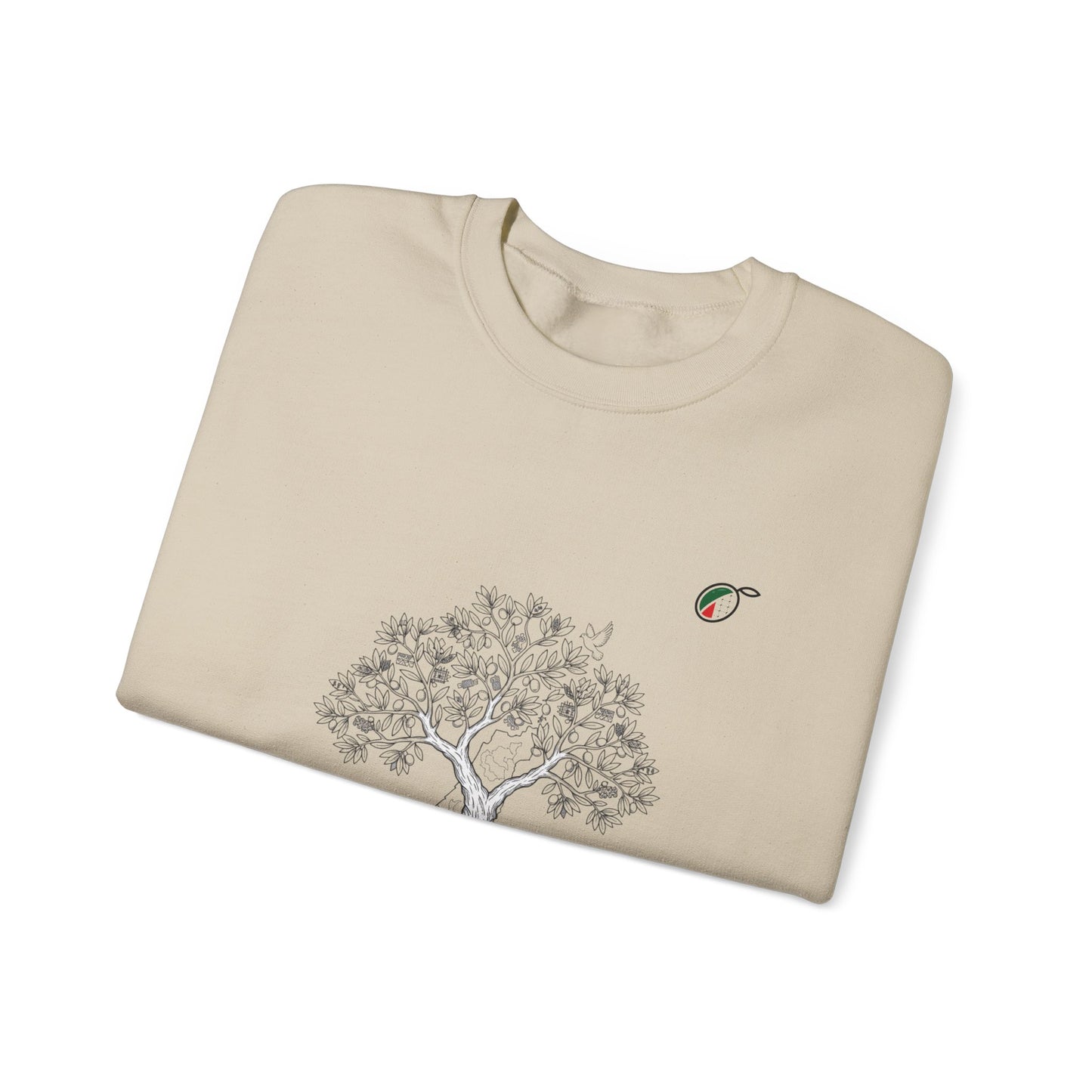 Tree of Life Crewneck Sweatshirt — Minimal Botanical Graphic, Nature Lover Pullover